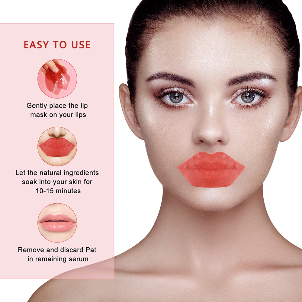 Skincare Collagen - Mascarilla Labial de Colágeno de Cereza
