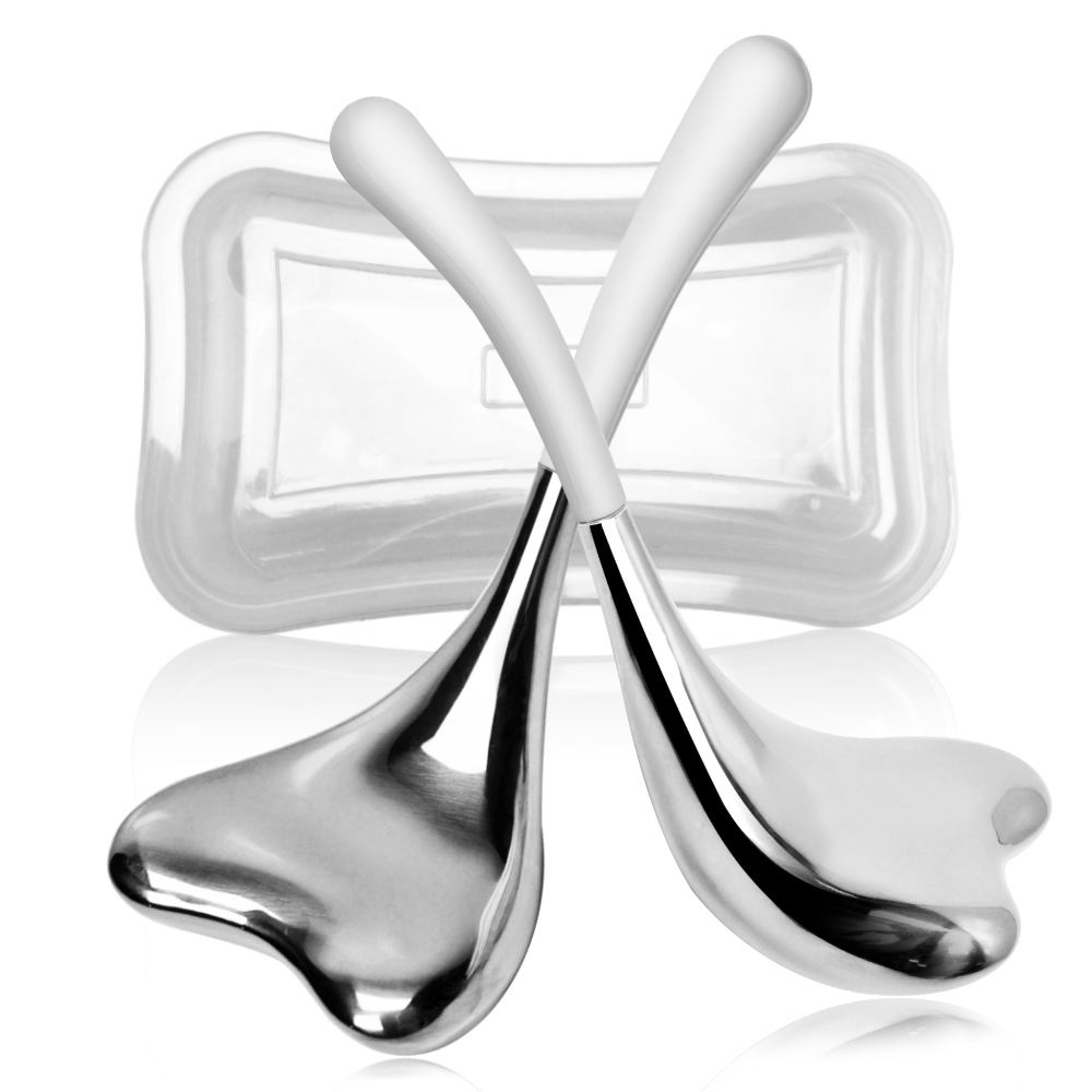 Skincare Scora - Cuchara masajeadora con globos de hielo,