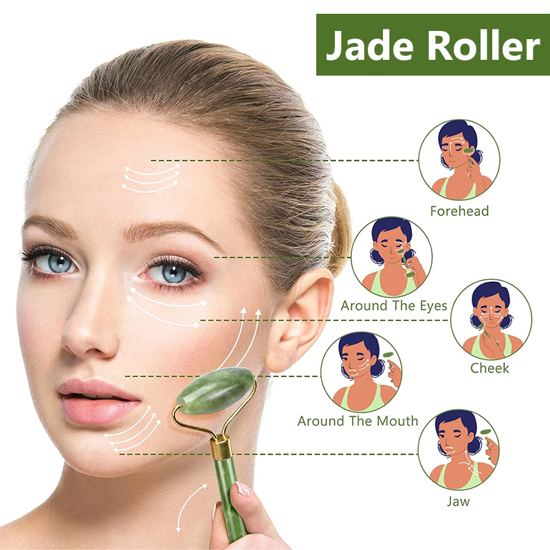 Rodillo de Jade Natural, masaj - Skincare Natur E reseña y precio