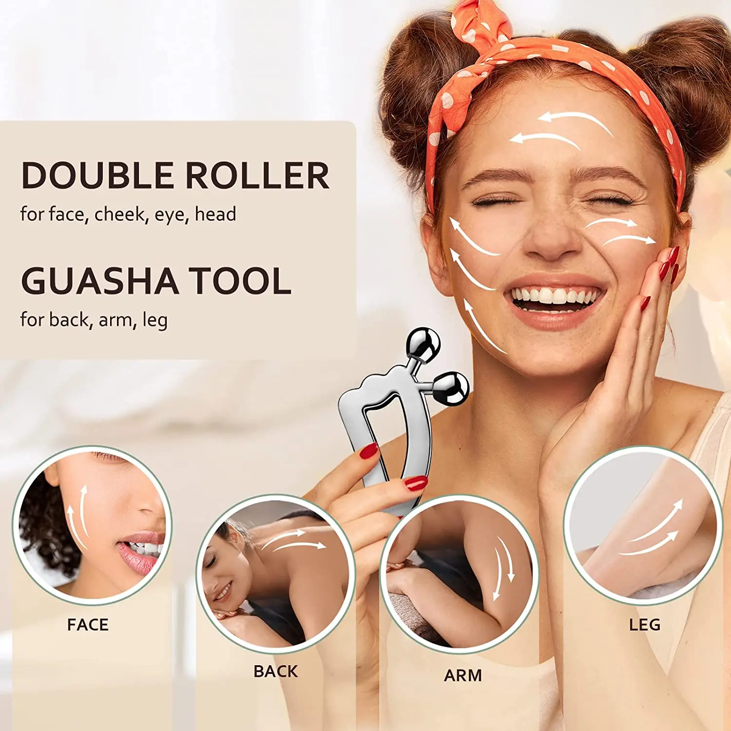 Rodillo facial 3D y herramient - Skincare Scora reseña y precio